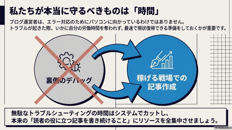 結論:防衛ラインを構築し、本来の「記事作成」に集中しよう