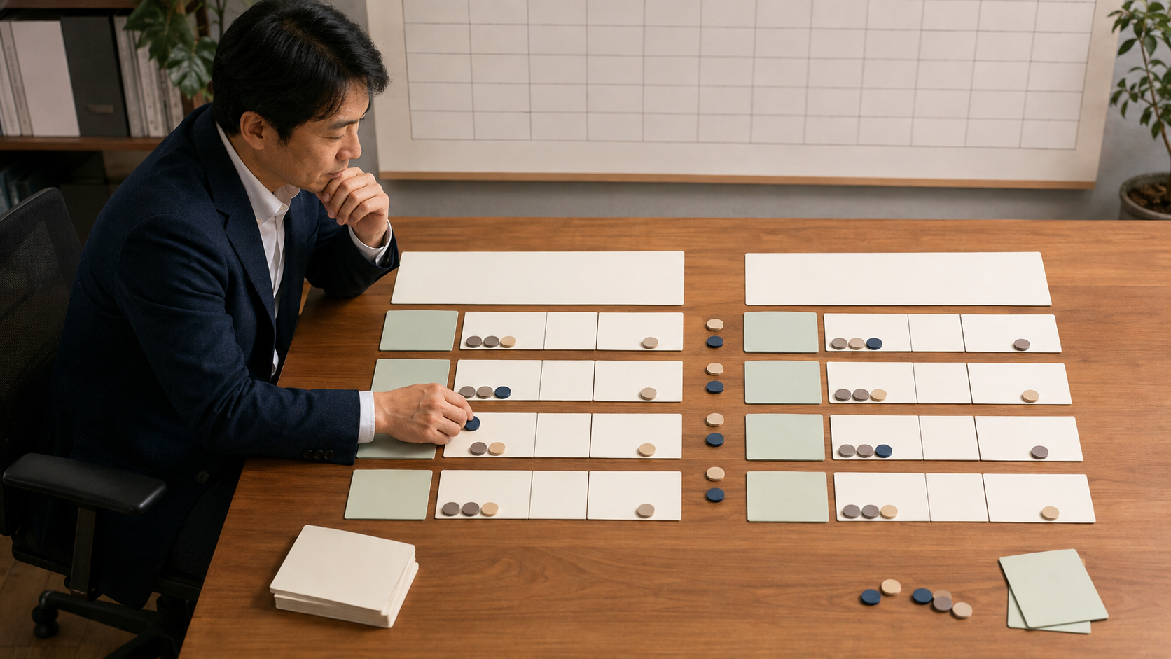 一か月の実務でAIサービスの効果を測定するイメージ